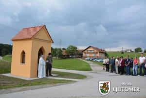 Otvoritev obnovljene Novakove kapelice v Mekotnjaku 3